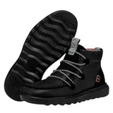 REYES BOOT LEATHER BLACK/BLACK