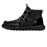 REYES BOOT LEATHER BLACK/BLACK