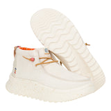 WENDY PEAK HI SUEDE IVORY