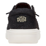 WENDY RISE PERF CANVAS BLACK