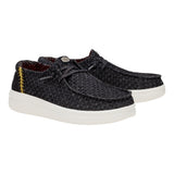WENDY RISE PERF CANVAS BLACK