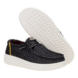 WENDY RISE PERF CANVAS BLACK