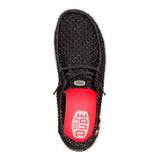 WENDY RISE PERF CANVAS BLACK