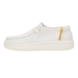 WENDY RISE PERF CANVAS WHITE