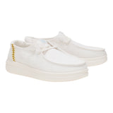 WENDY RISE PERF CANVAS WHITE