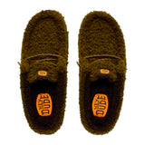 WALLY SLIPPER DARK OLIVE/MULTI