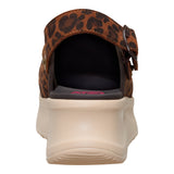 DELRAY CLOG SUEDE BROWN LEOPARD