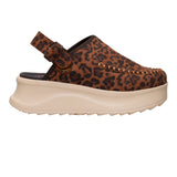 DELRAY CLOG SUEDE BROWN LEOPARD