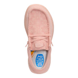 WENDY COMF SUEDE LACE PRINT ROSE DUST