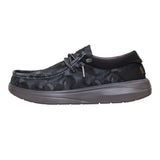 WALLY COMF WORN TWILL BLACK/GULL GREY