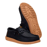 WALLY FULL GRAIN LEATHER BLACK/TOBACCO BROWN