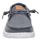 WENDY CHAMBRAY GRID CHARCOAL