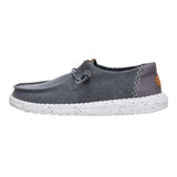 WENDY CHAMBRAY GRID CHARCOAL