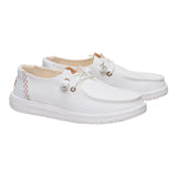 WENDY CHAMBRAY GRID SNOW WHITE