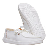 WENDY CHAMBRAY GRID SNOW WHITE