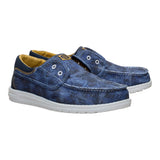 WALLY CRU WASHED PALM NAVY BLAZER/MULTI