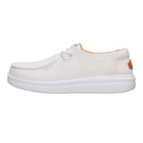 WENDY RISE CHAMBRAY GRID SNOW WHITE