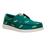 WALLY CRU EMBROIDERED GREEN/MULTI