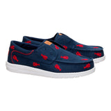 WALLY CRU EMBROIDERED NAVY/RED