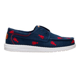 WALLY CRU EMBROIDERED NAVY/RED