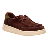 HARPER MOC CRAFTED SUEDE SHAVED CHOCOLATE