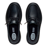 SIENNA BOAT LEATHER BLACK/BLACK