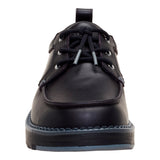 FLINT MOC LEATHER BLACK/POPPY SEED