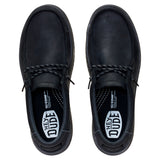 REV TUMBLED LEATHER BLACK/BLACK