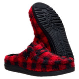 WALLY SLIPPER BUFFALO PLAID FLAME SCARLET/BLACK
