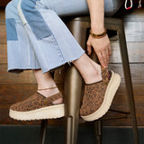 DELRAY CLOG SUEDE BROWN LEOPARD