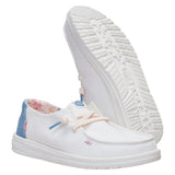 WENDY FLORAL BOHO SNOW WHITE/BLUE