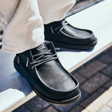 WALLY MID GRIPR LEATHER BLACK/BLACK